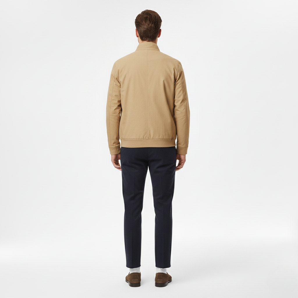 Chaqueta con cremallera para hombre
