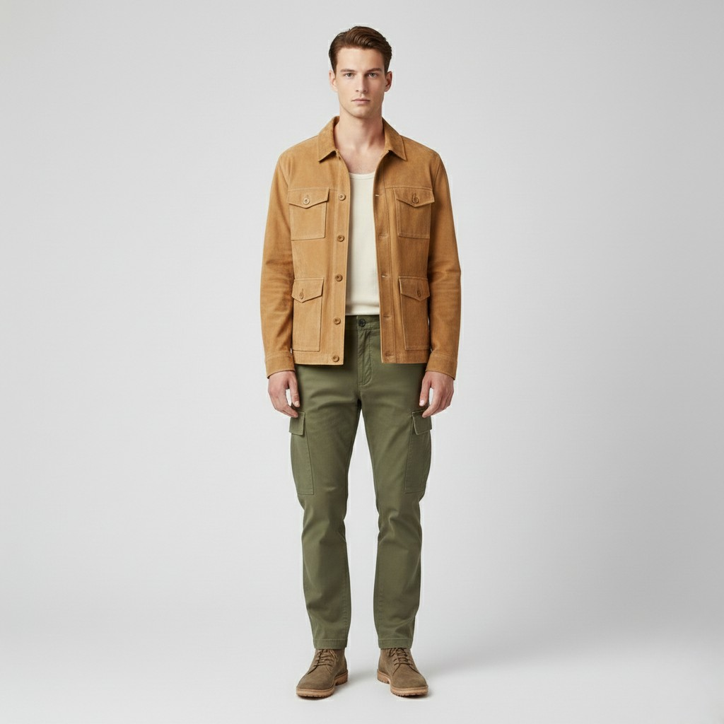 Chaqueta de estilo utilitario para hombre
