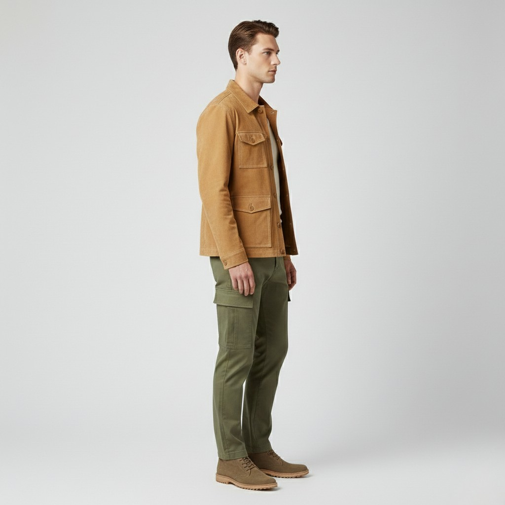 Chaqueta de estilo utilitario para hombre