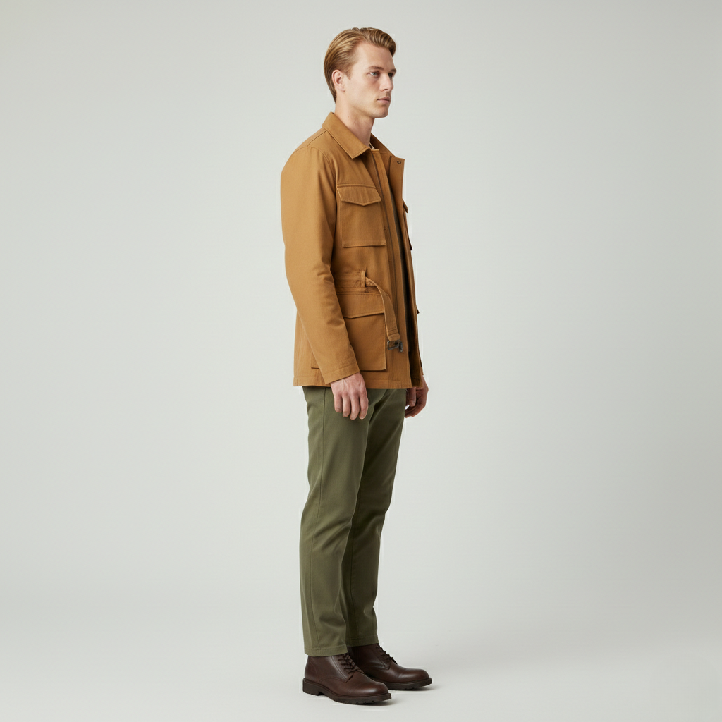 Chaqueta de estilo utilitario para hombre
