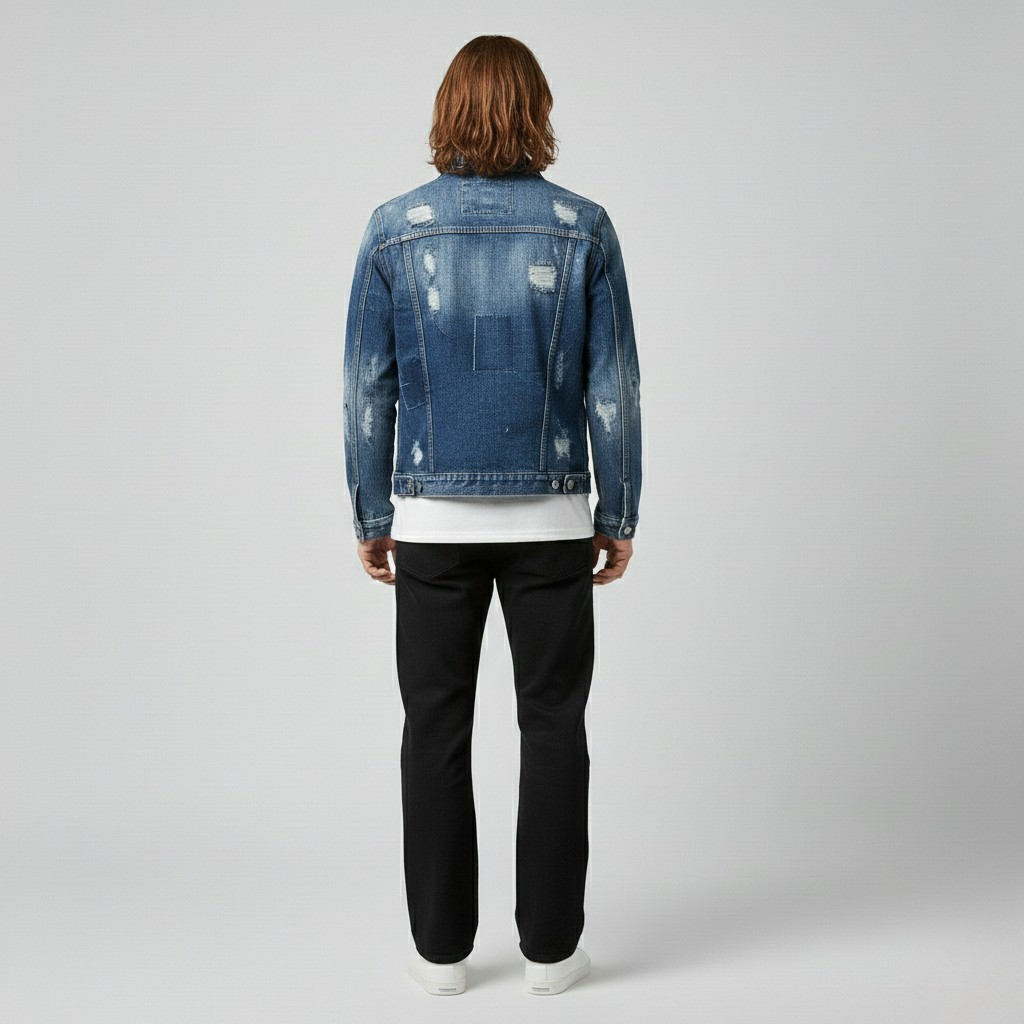 Chaqueta de líneas sencillas para hombre