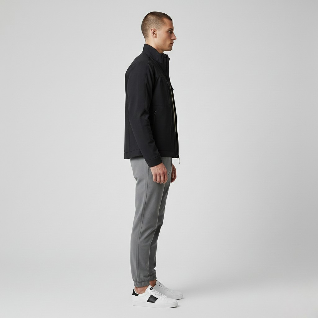 Chaqueta con cremallera para hombre