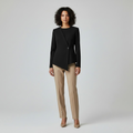 Blazer con detalle asimétrico de corte sastre para mujer