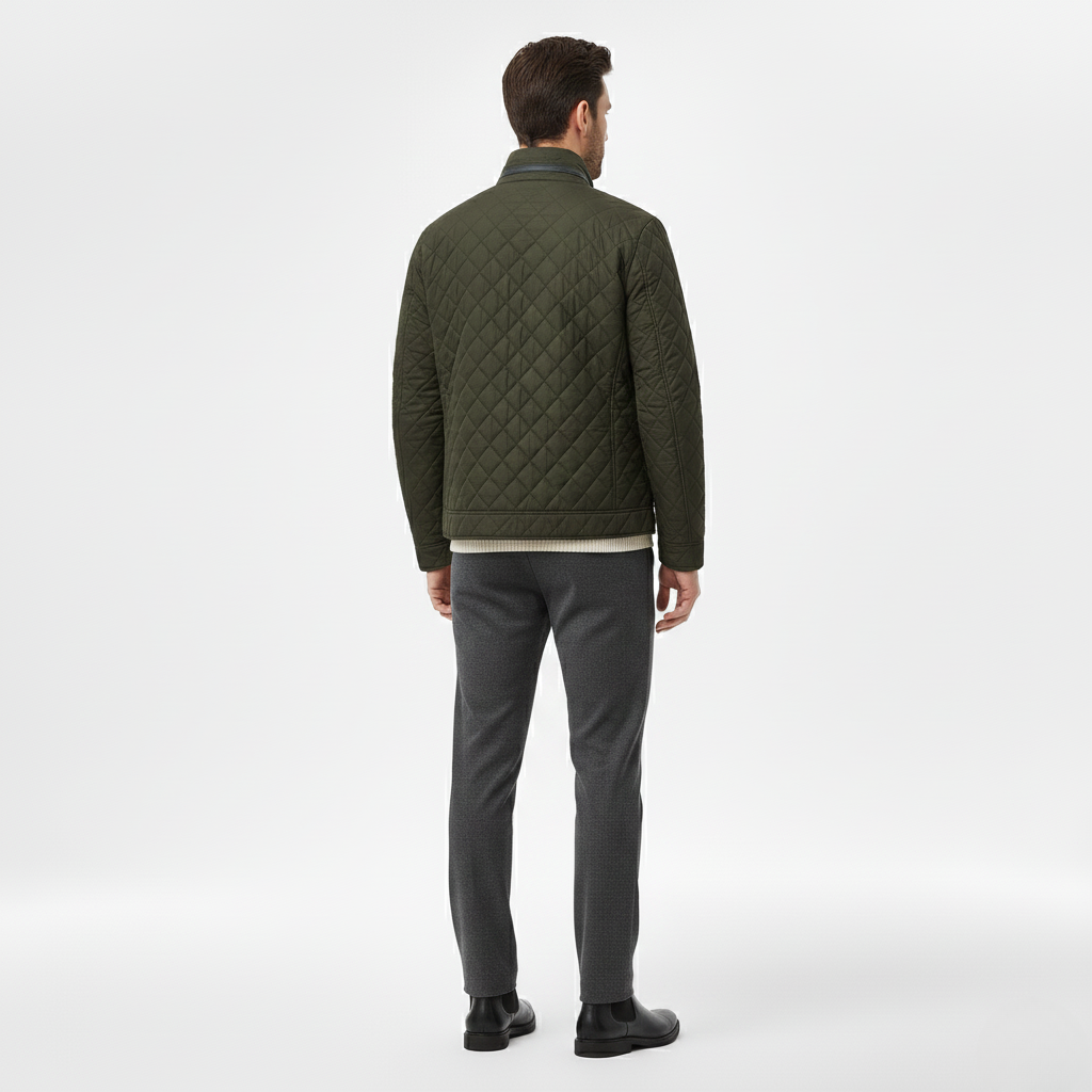 Chaqueta con acolchado para hombre