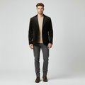 Blazer de corte sastre de punto para hombre